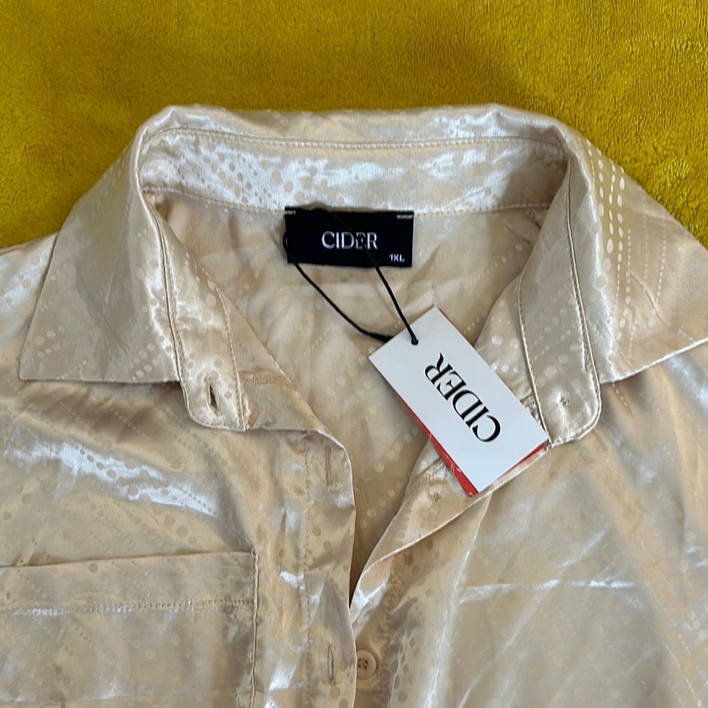 Cider Cream Satin Blouse